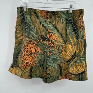 vintage casey & max jungle print boxer shorts